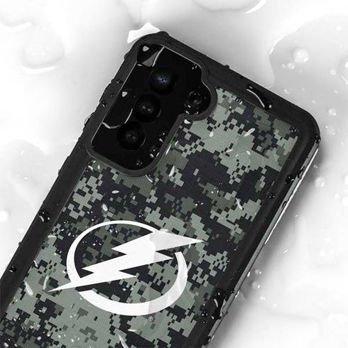 NHL Tampa Bay Lightning Camo Galaxy S24 Plus Waterproof Case